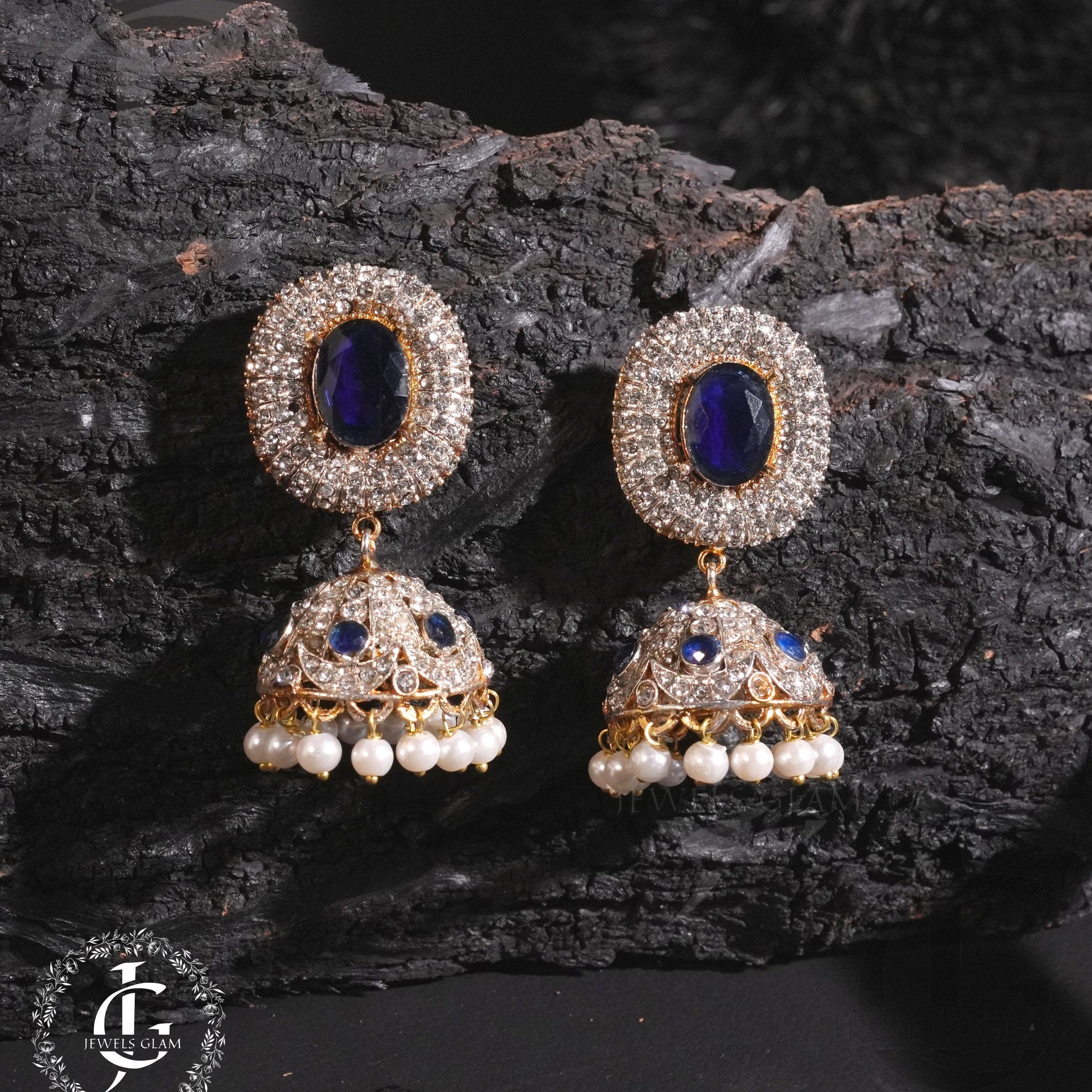 Studded Zircon Jhumki