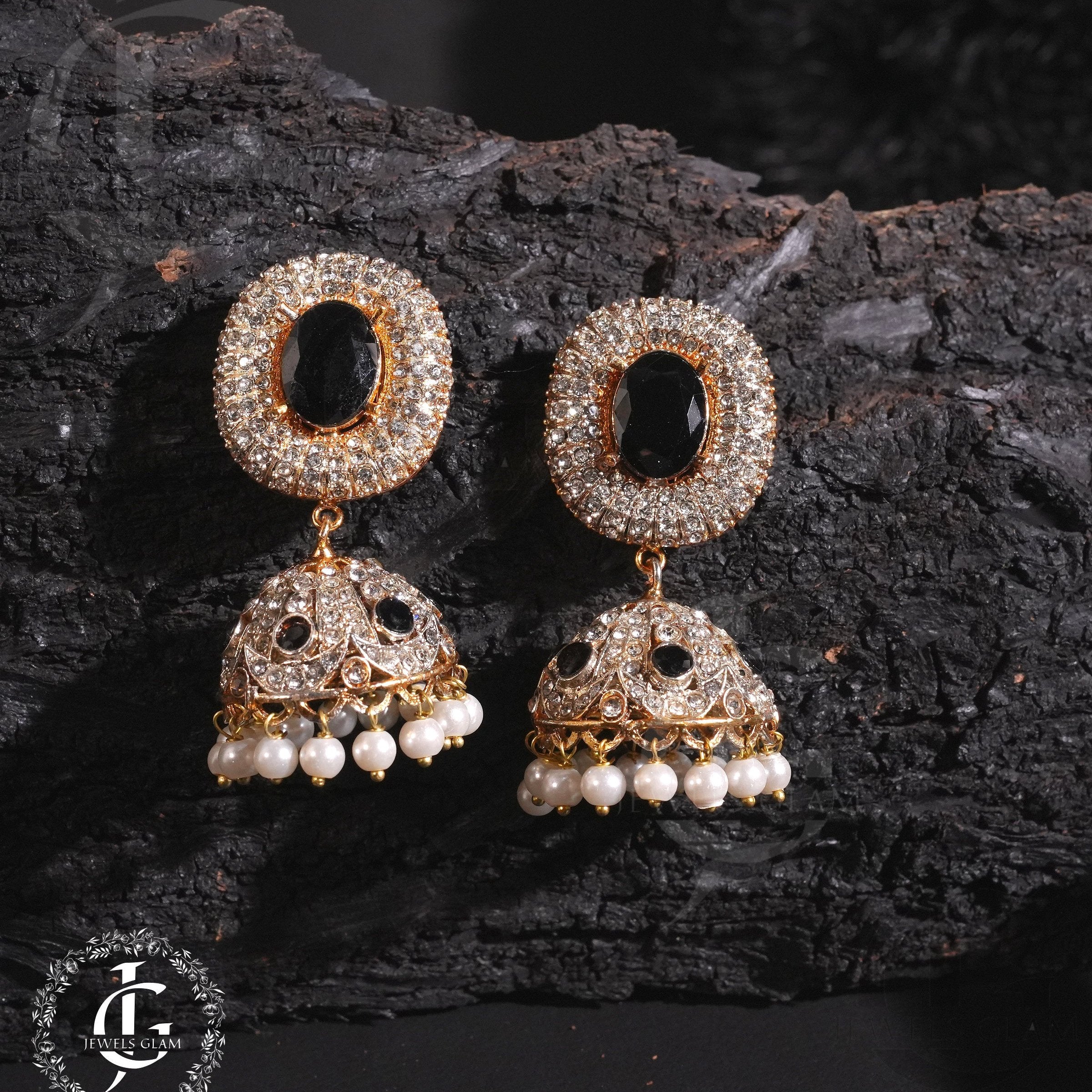 Studded Zircon Jhumki