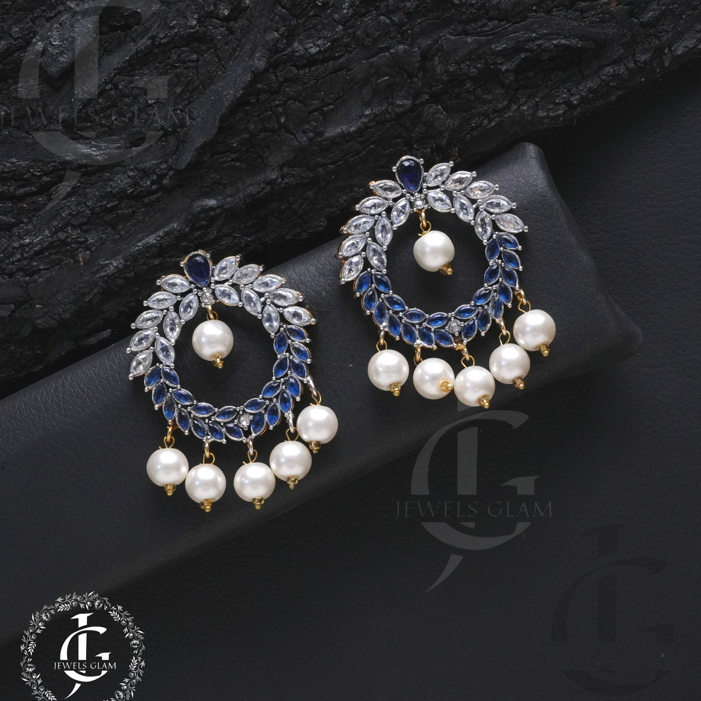 Zircon Studded Hoops