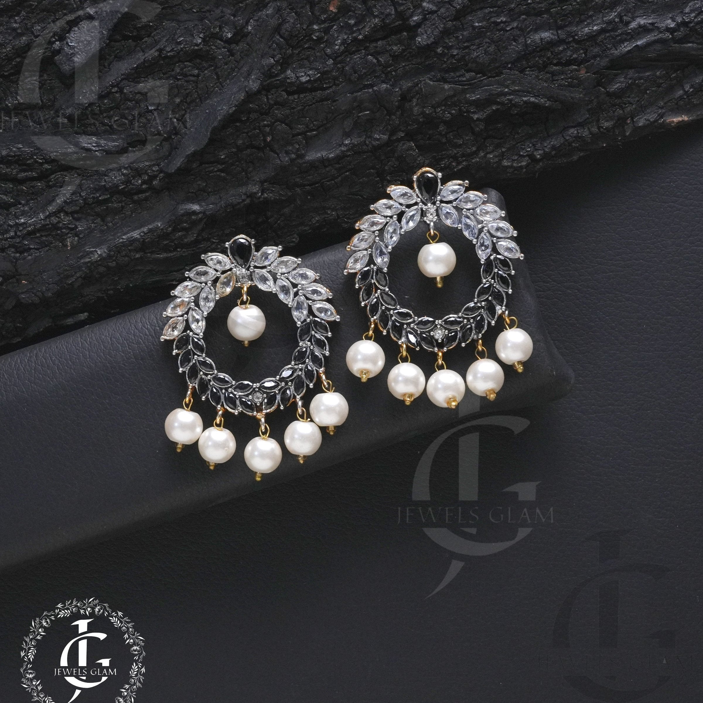 Zircon Studded Hoops