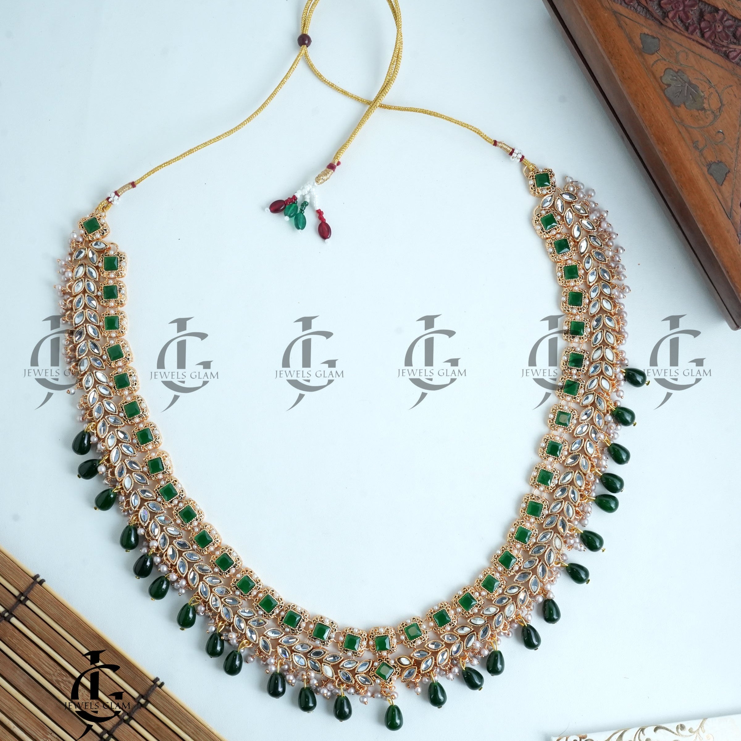 Royal Pearl and Kundan Bridal Mala