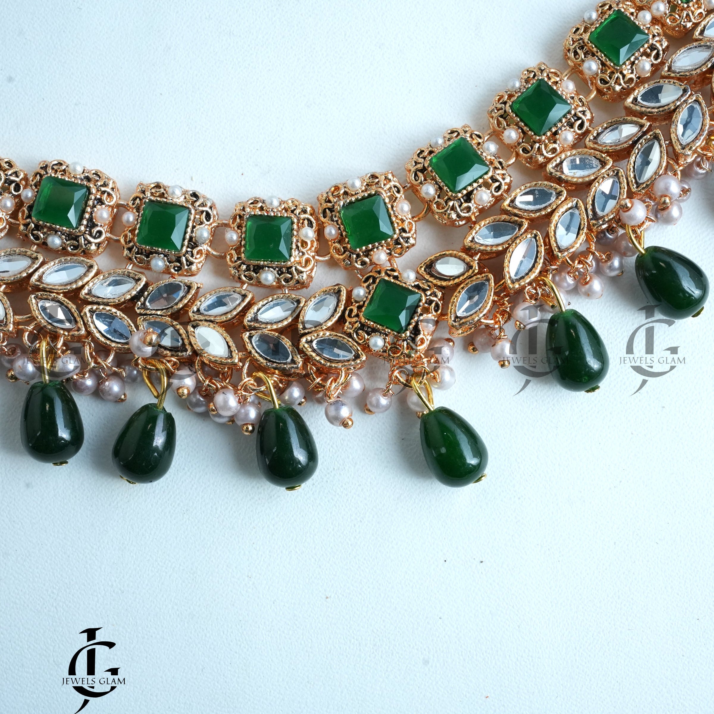 Royal Pearl and Kundan Bridal Mala