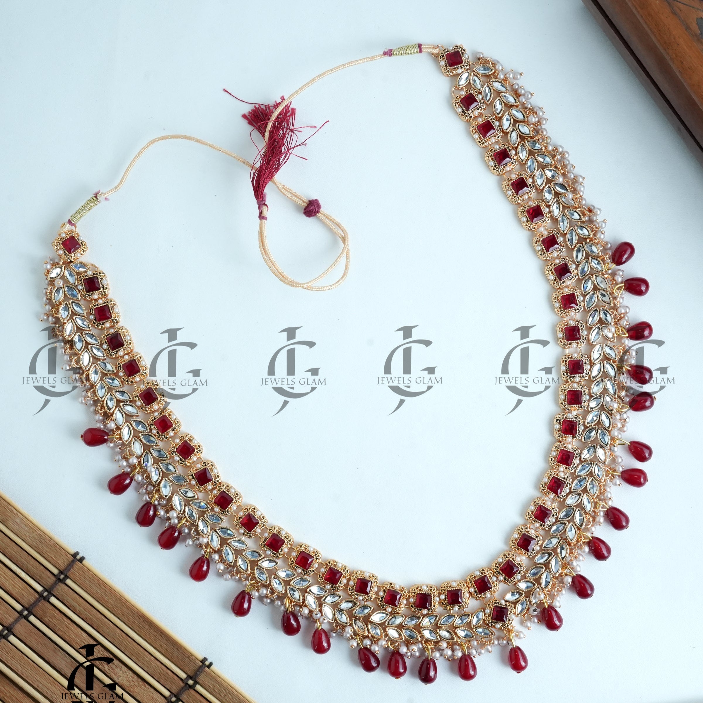 Royal Pearl and Kundan Bridal Mala