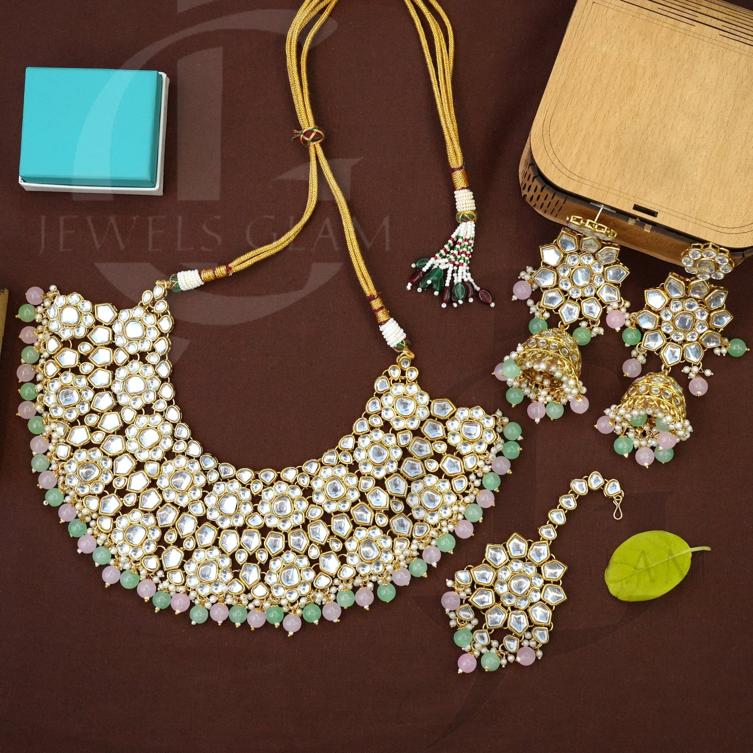 Mirror Kundan set 1