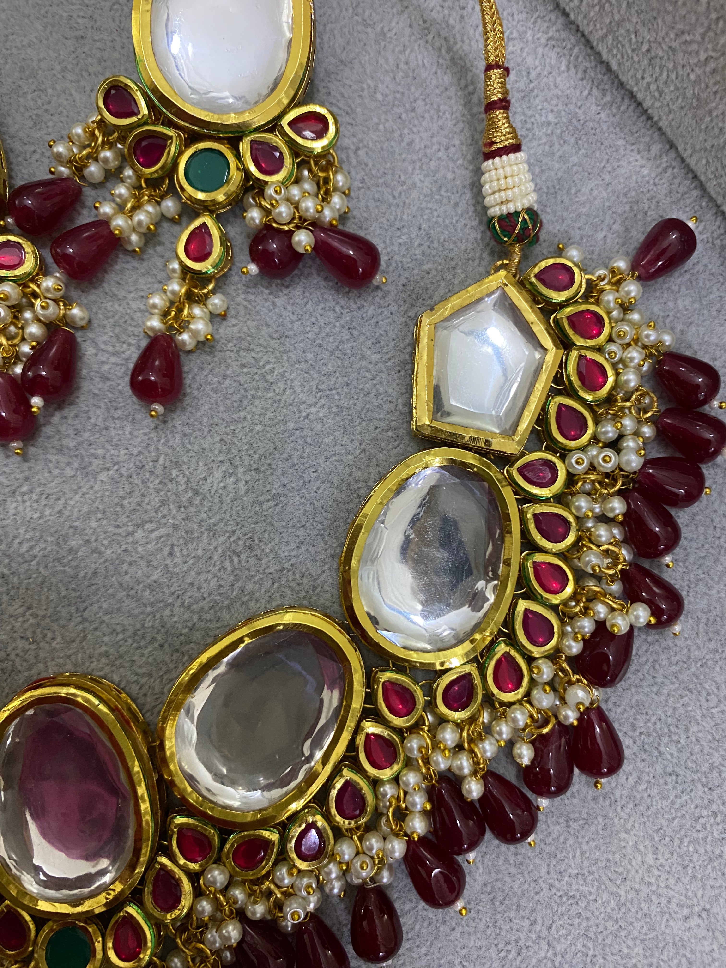 Indian Dubbi Kundan Necklace Set 4