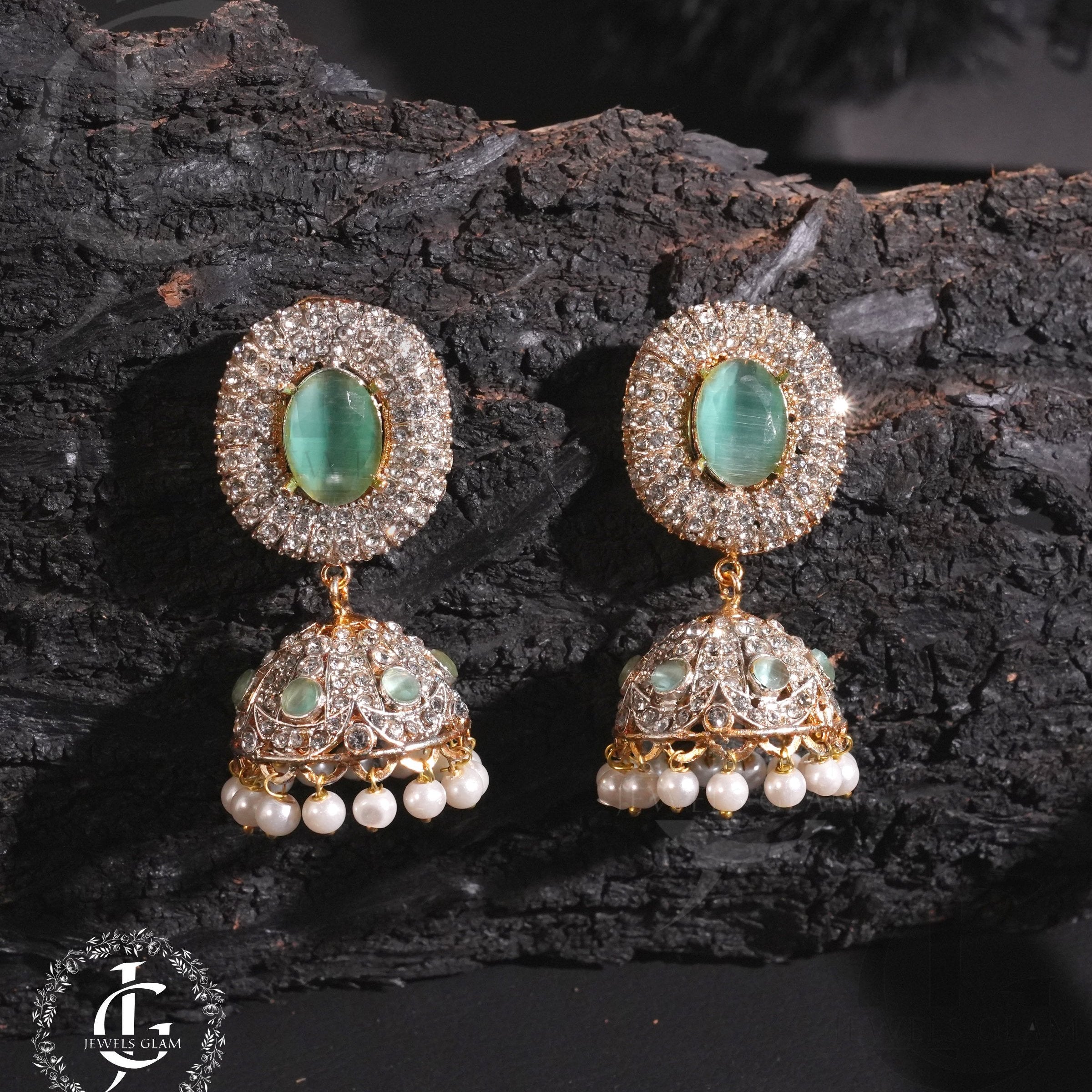 Pastel Green Jhumki