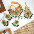 Emerald Grace Bridal Choker Jewelry Set