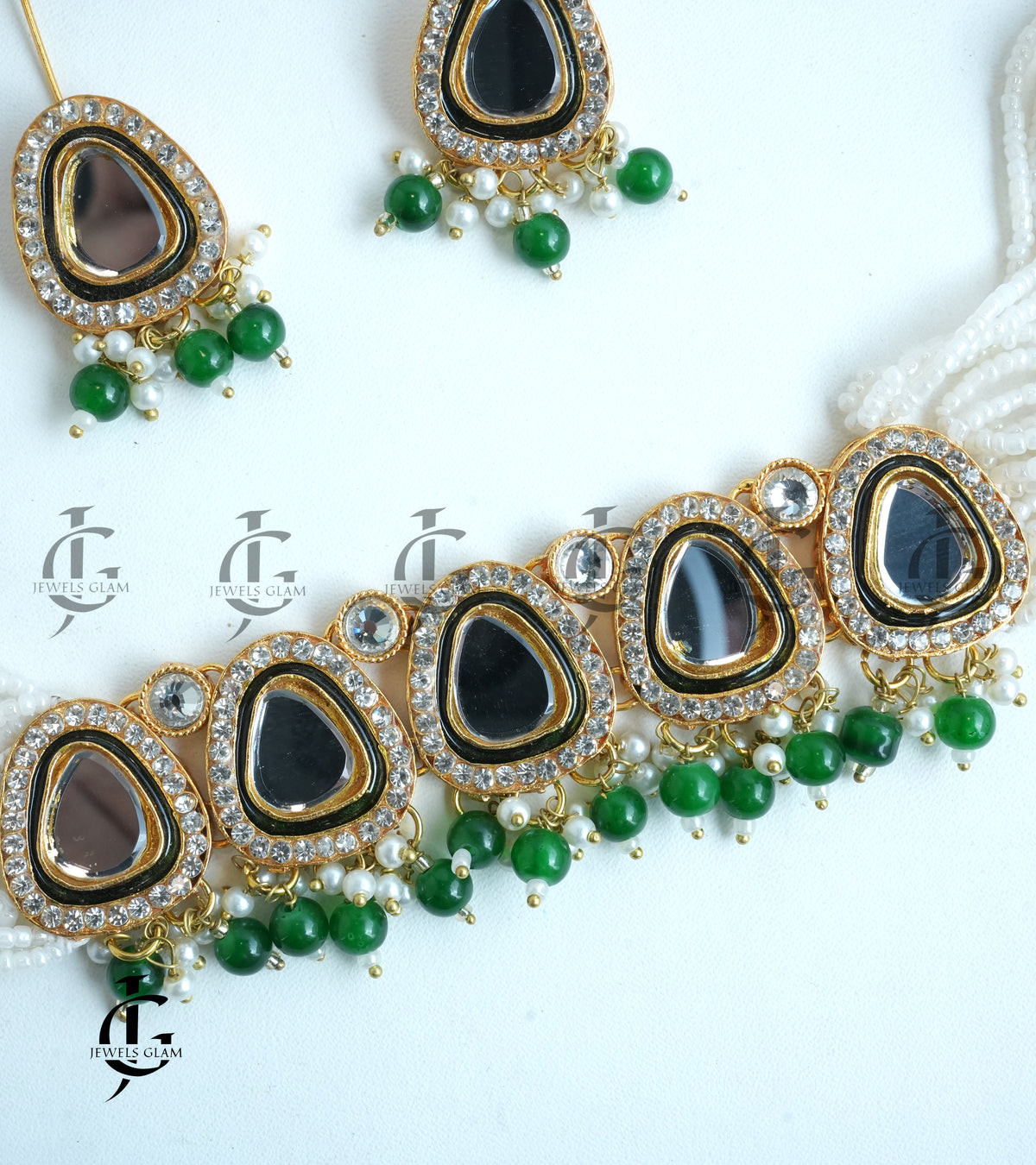 Indian Polki Kundan Choker Set