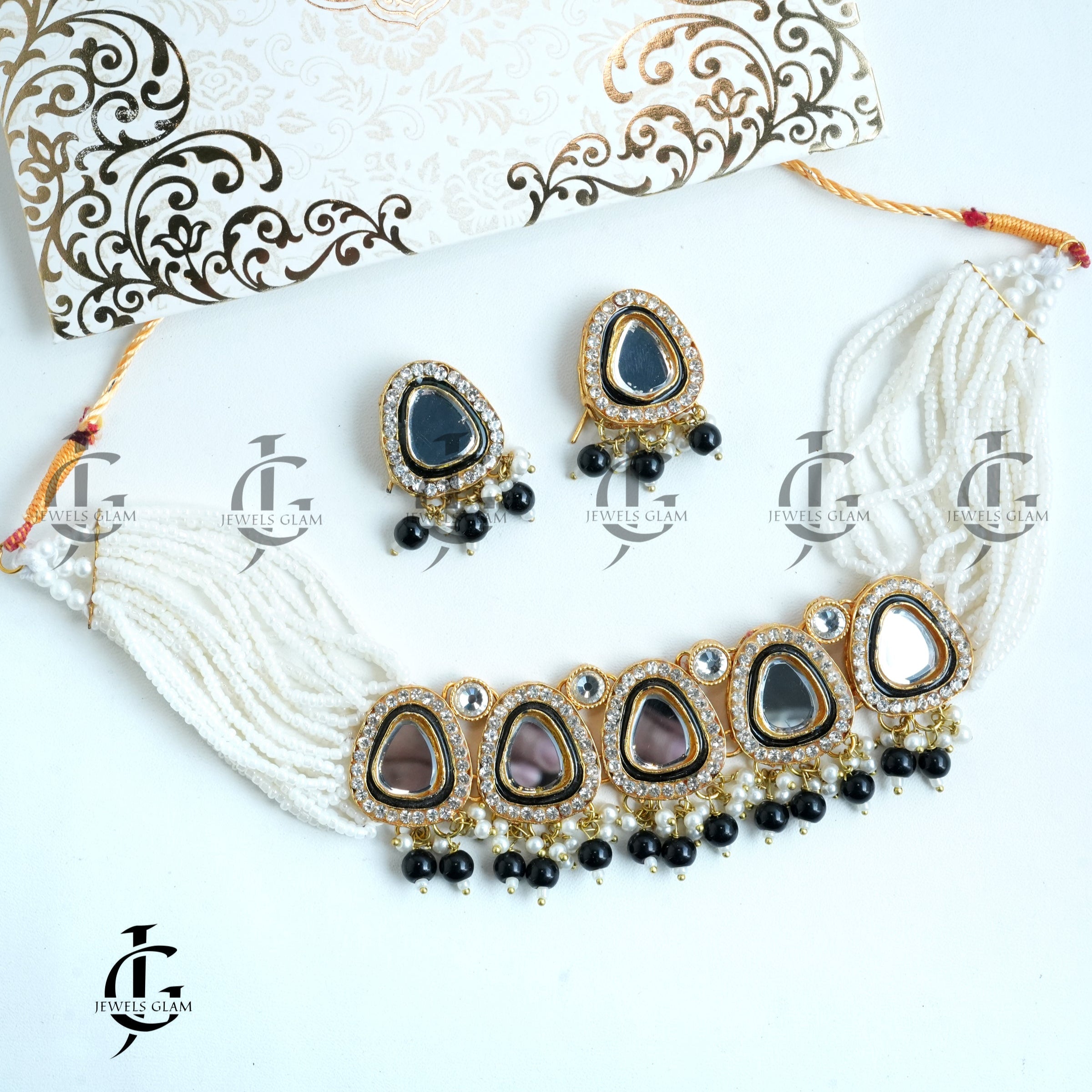 Indian Polki Kundan Choker Set