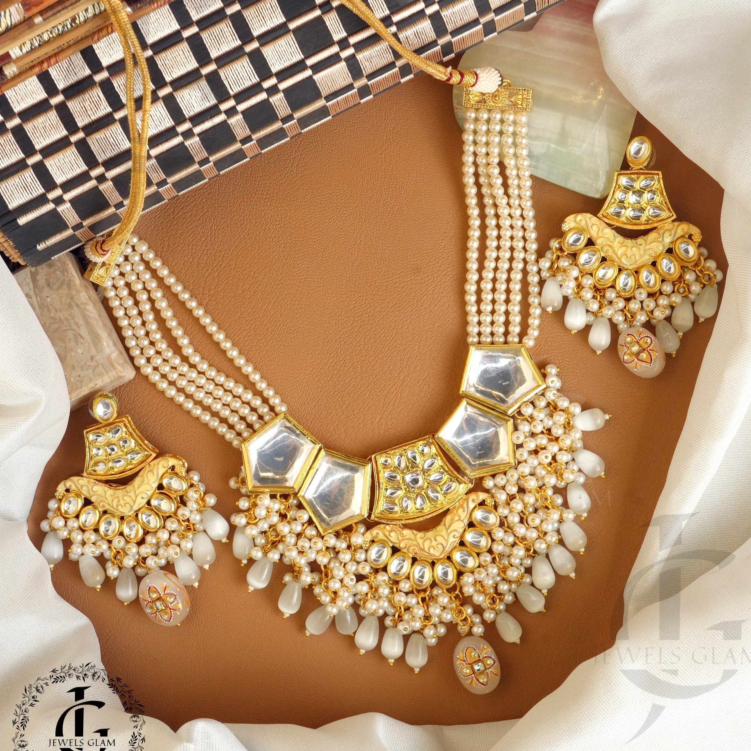 Kundan Meenakari Bridal Jewelry Set