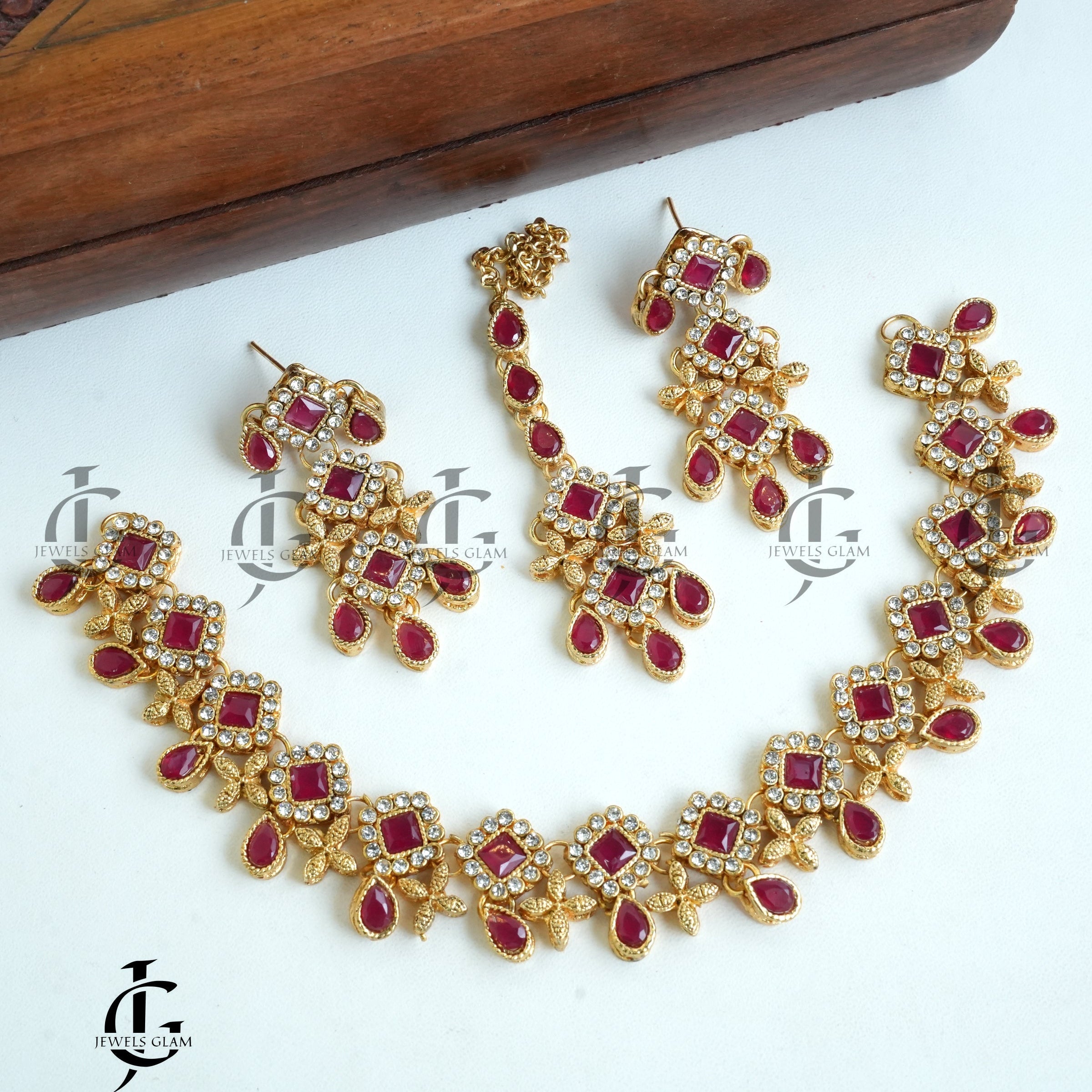 Ruby Radiance Jewelry Set