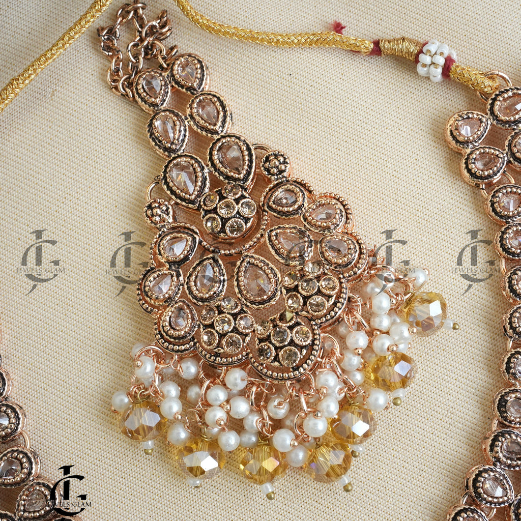 Emerald Grace Bridal Pearl Jewelry Set