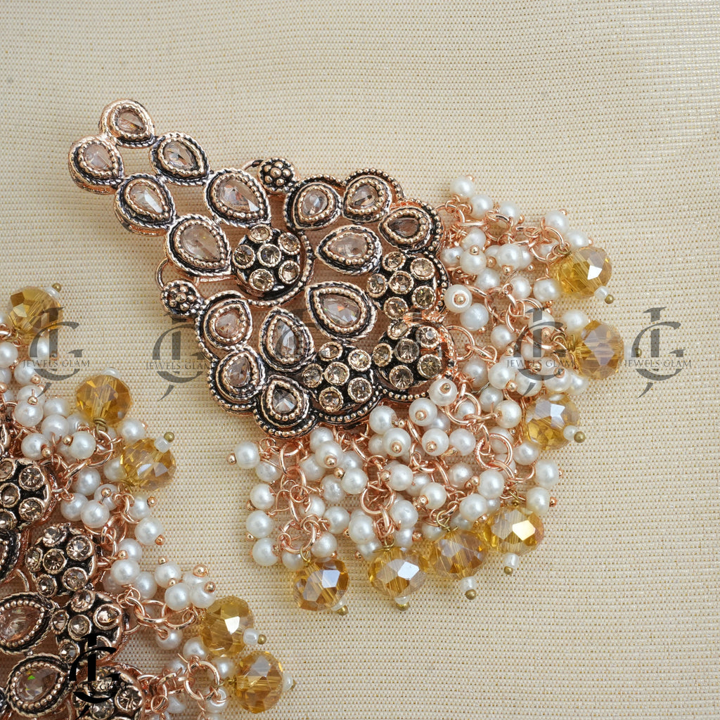 Emerald Grace Bridal Pearl Jewelry Set