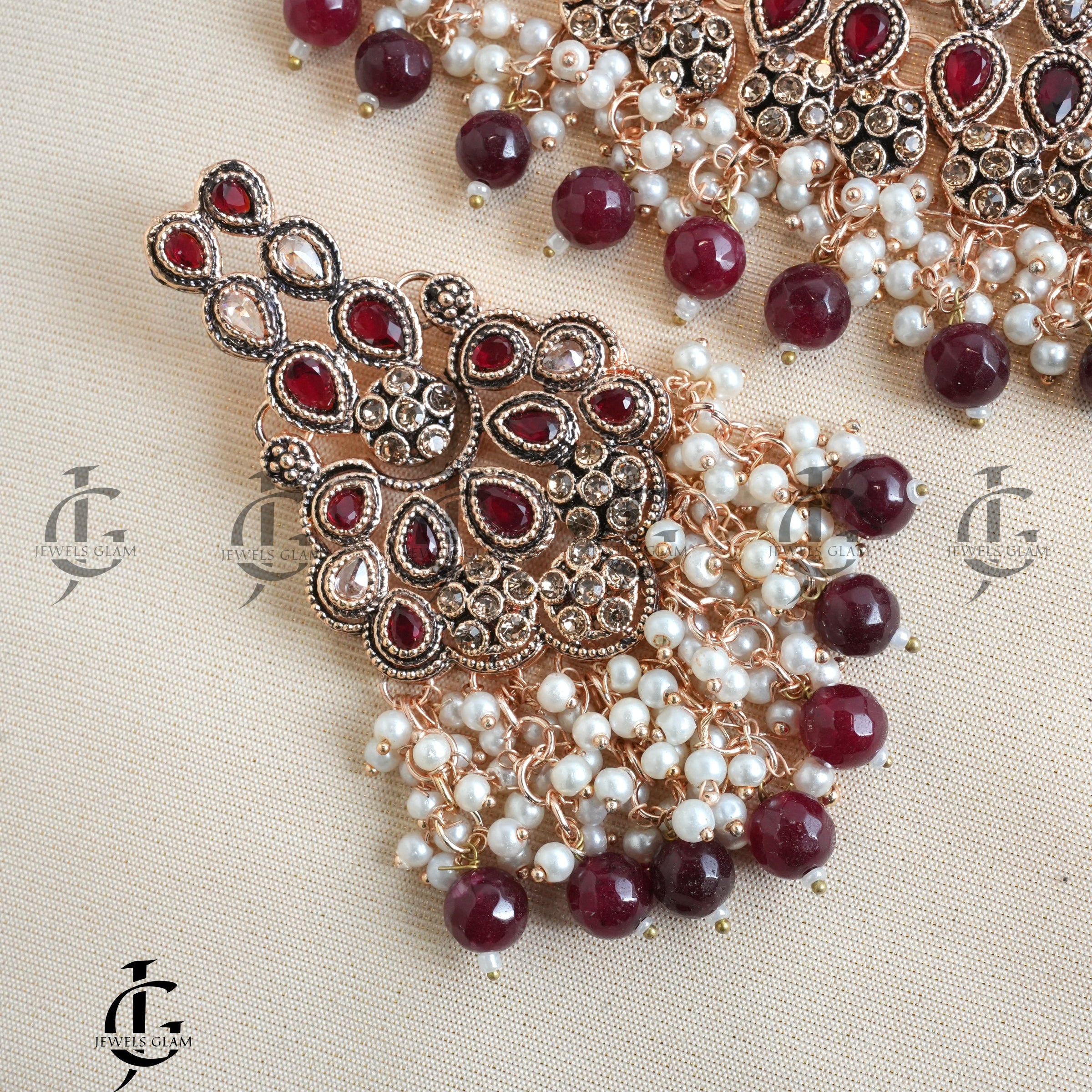 Emerald Grace Bridal Pearl Jewelry Set