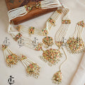 Multicolor Pearl Royal Bridal Jewelry Set