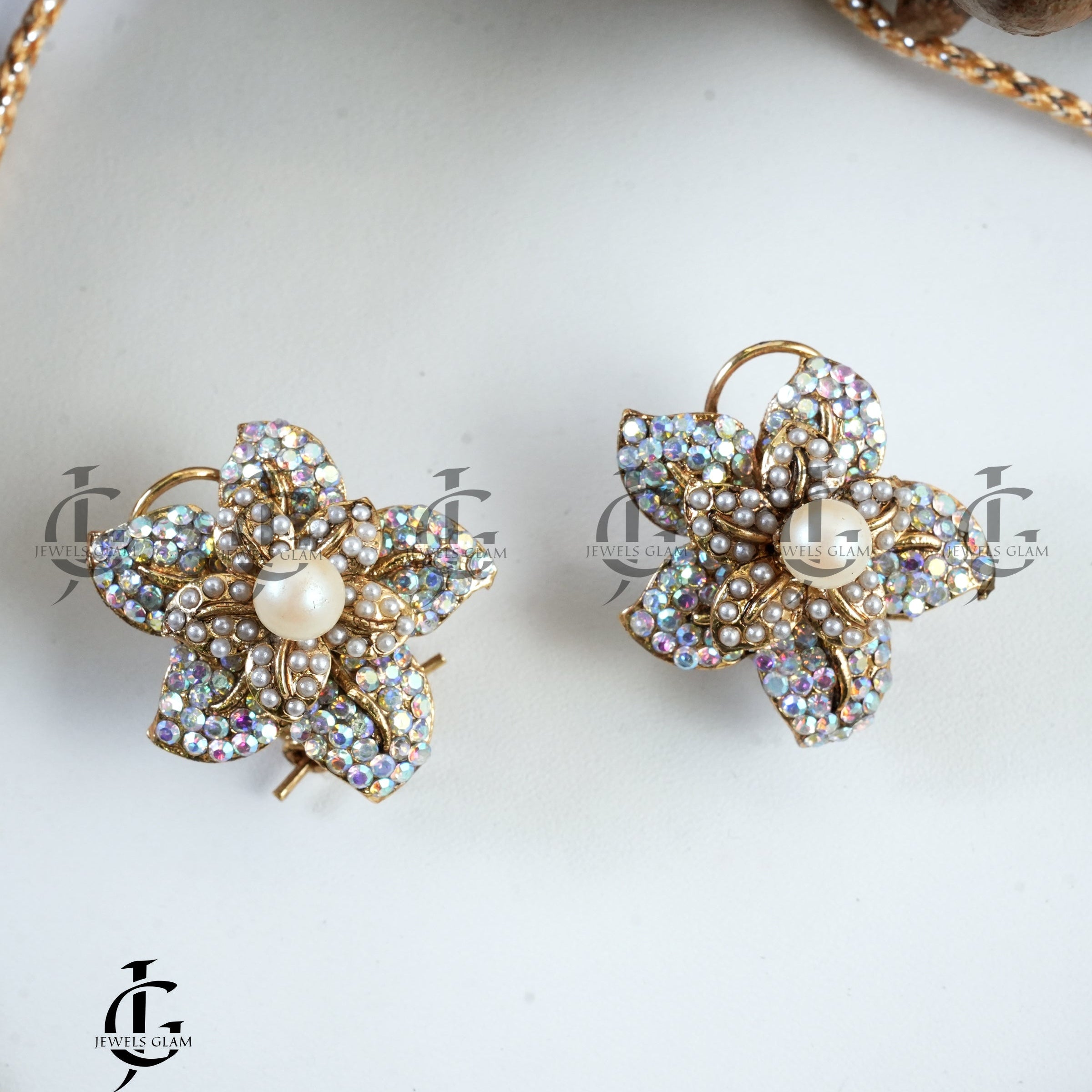 White Daisy Jewelry set