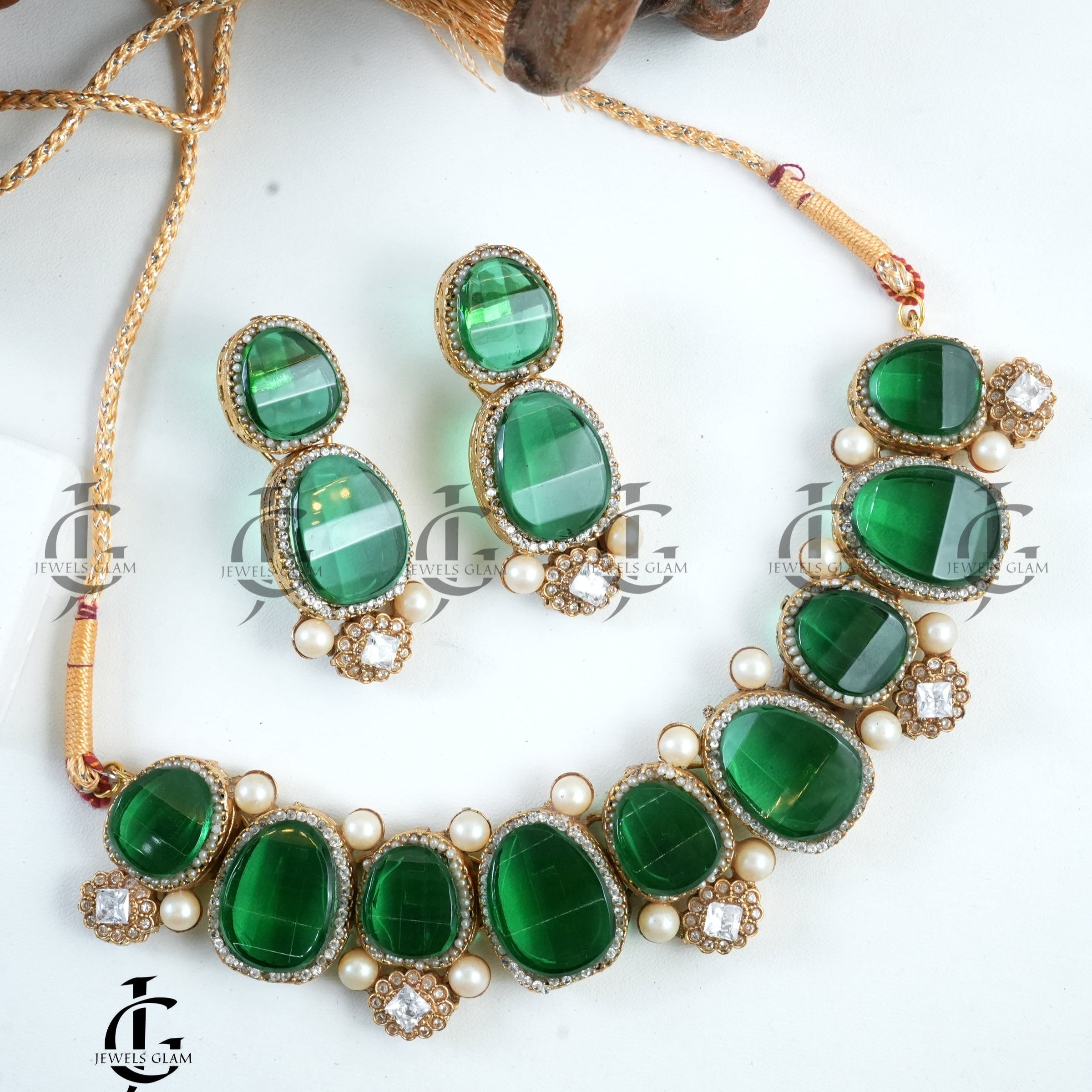 Emerald Green Jewelry Set