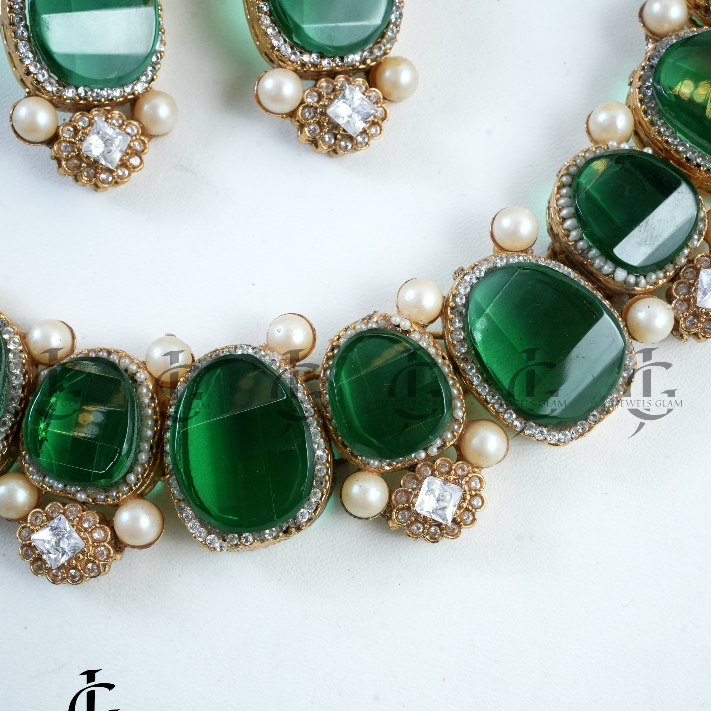 Emerald Green Jewelry Set