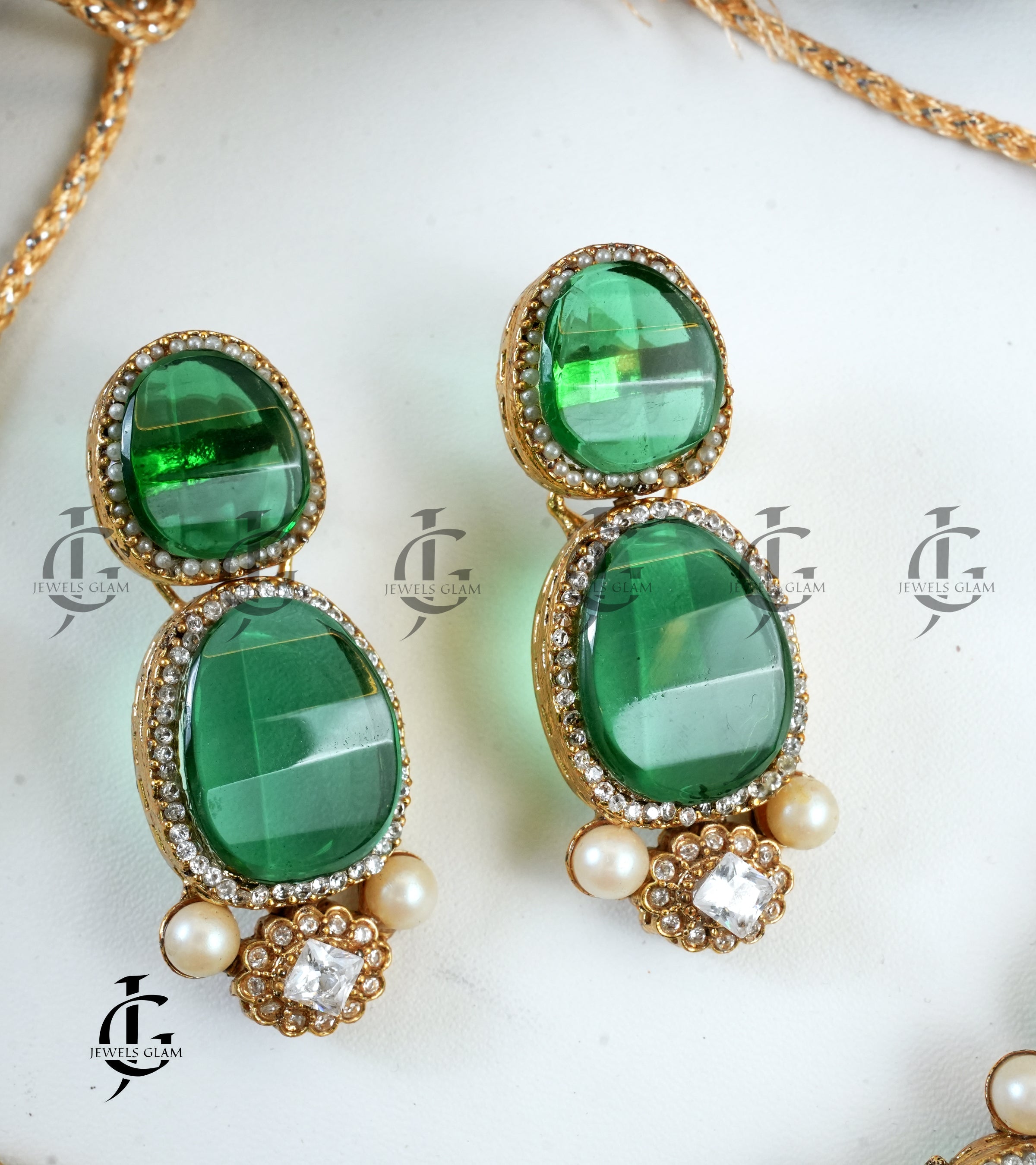 Emerald Green Jewelry Set