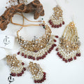 Red Bridal Collar Set