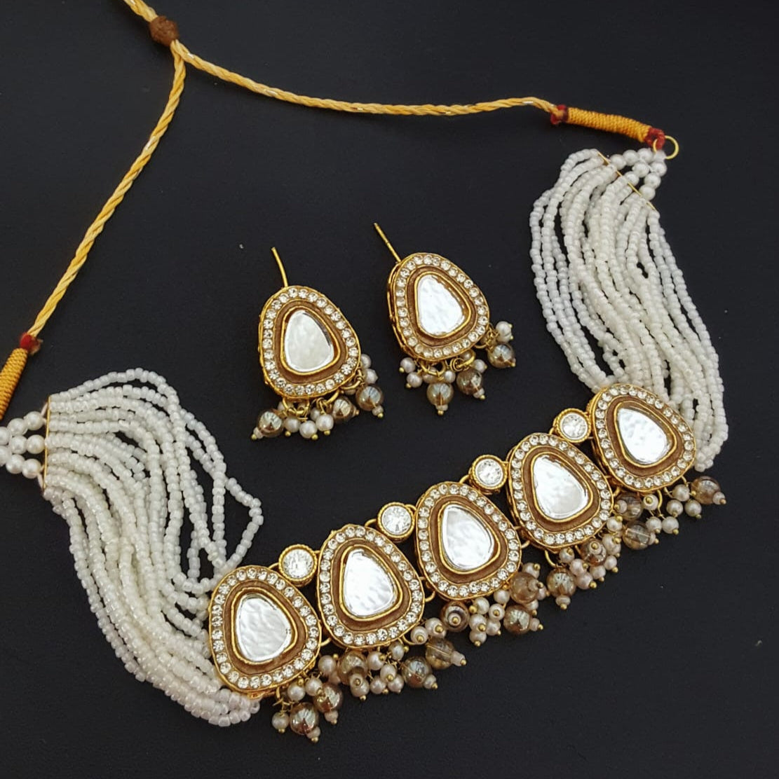 Indian Polki Kundan Choker Set