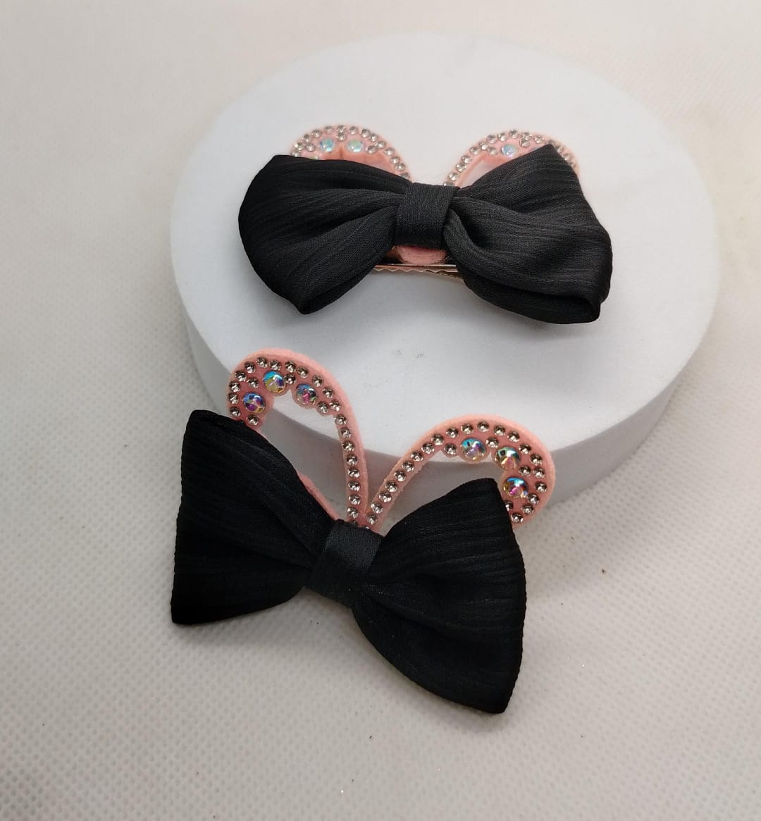 Silk Bow Hairpins 2pc