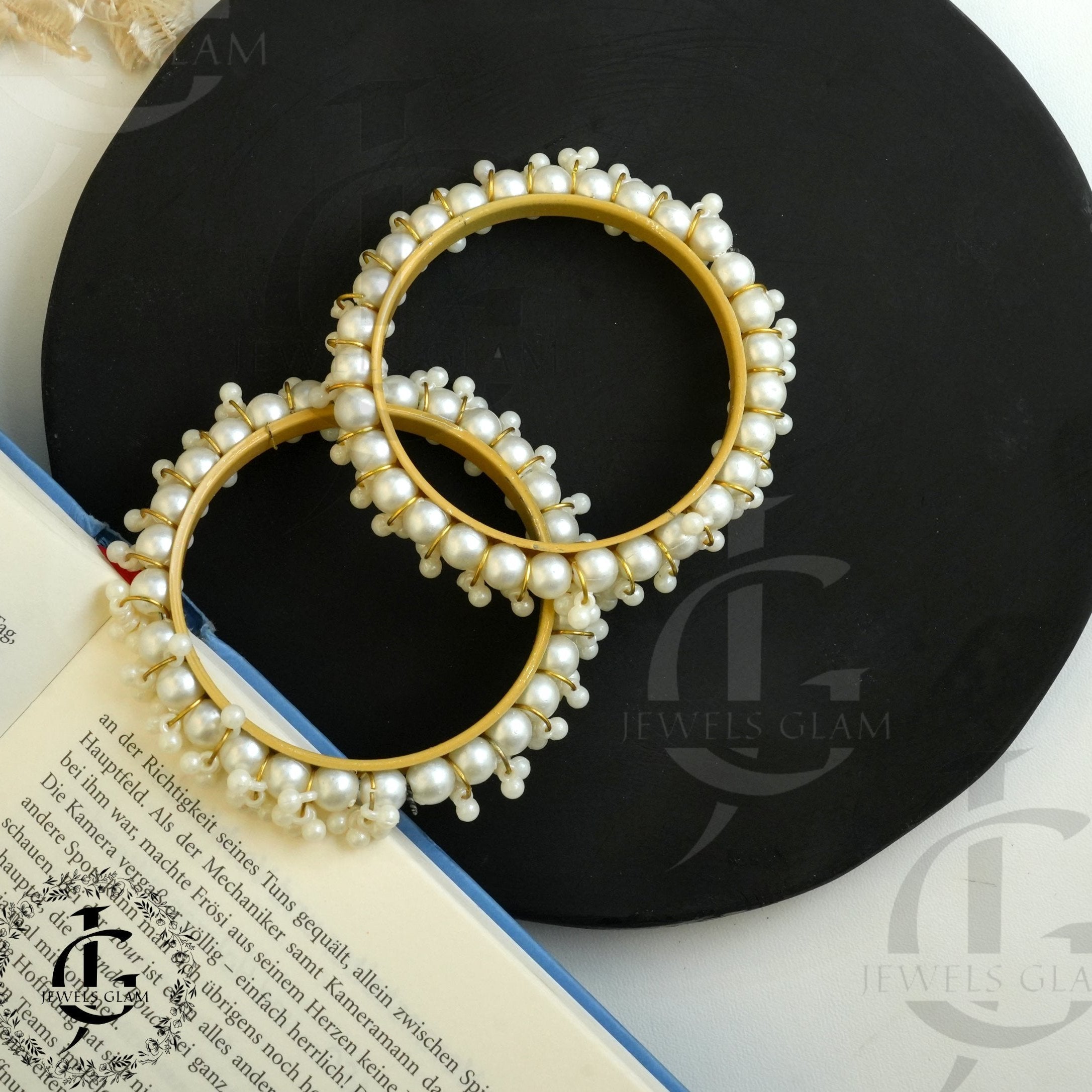 Pearl Bangles (2pc)