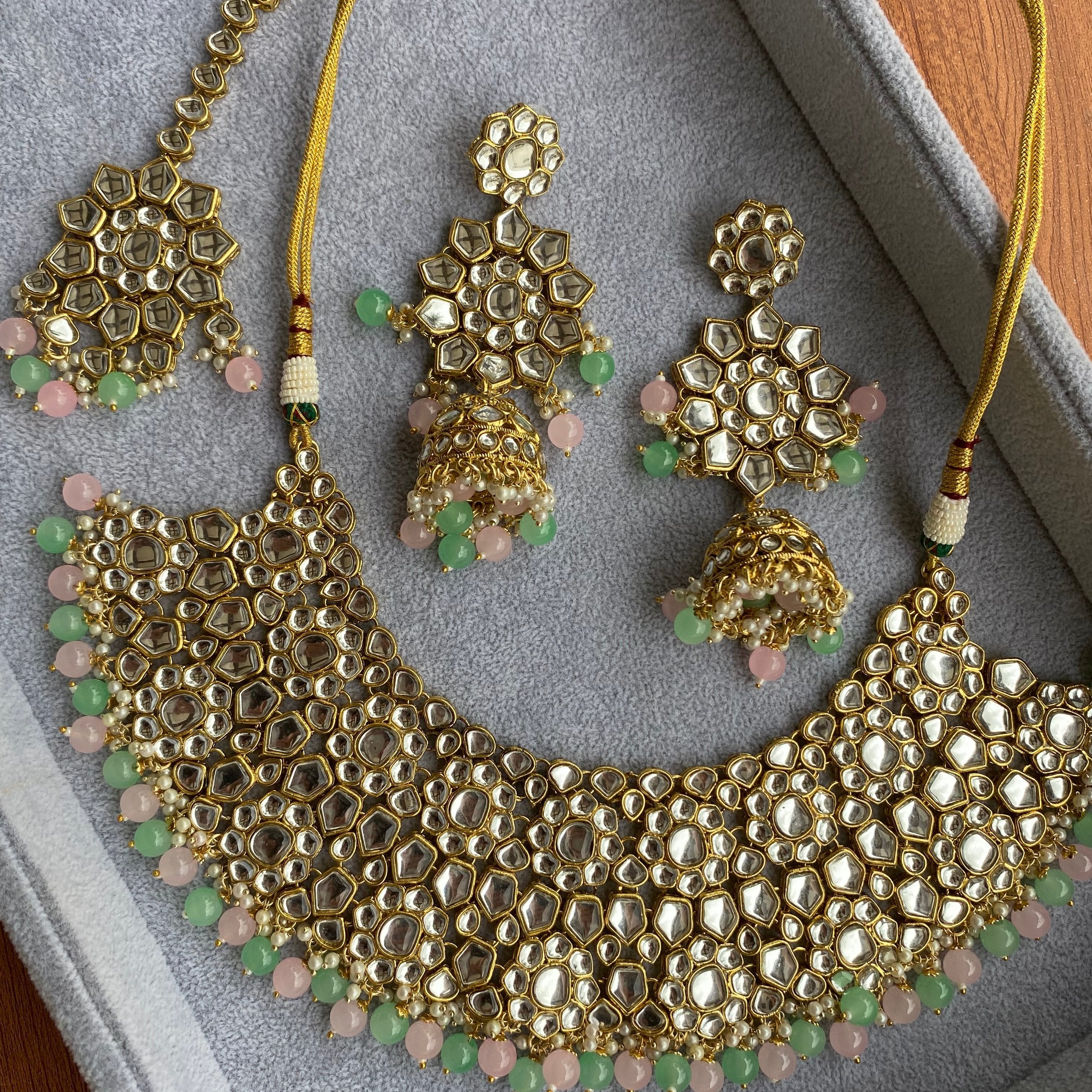 Mirror Kundan set 2