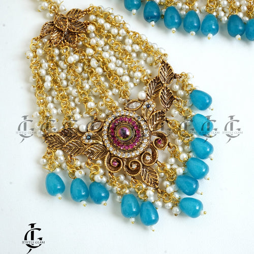 Blue Elegance Bridal Jewelry Set