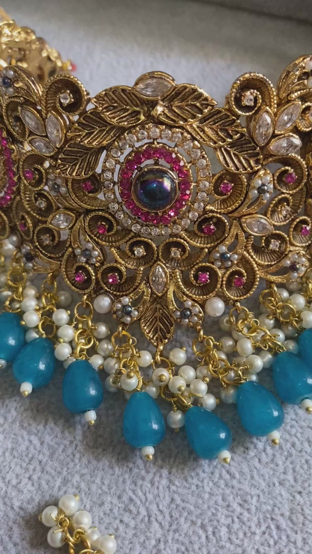 Blue Elegance Bridal Jewelry Set