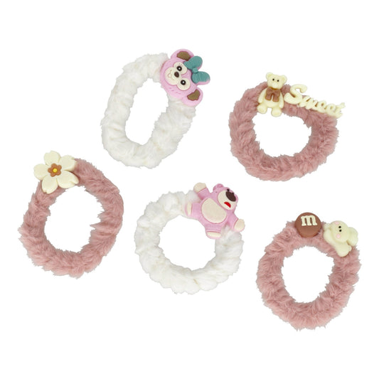 Fluffy Hairbands 5pc